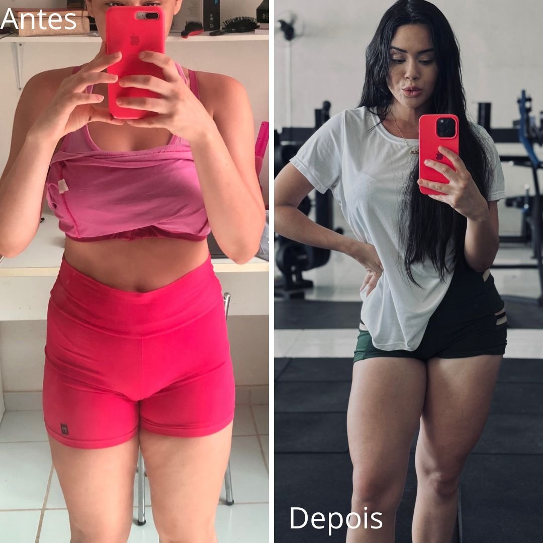 Montagem de resultado de aluna, imagem 1 de 7